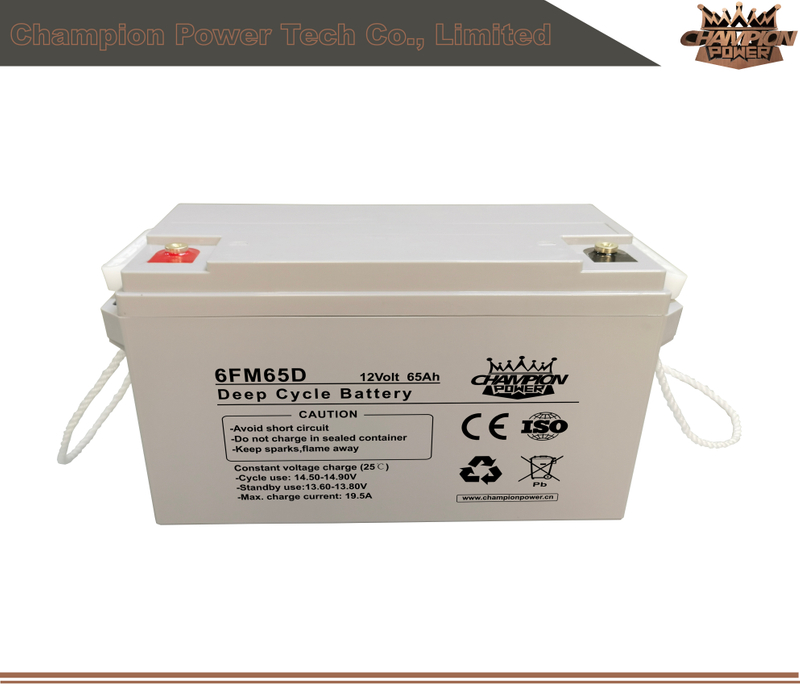 6fm65d 12V65AH Batería de ciclo profundo
