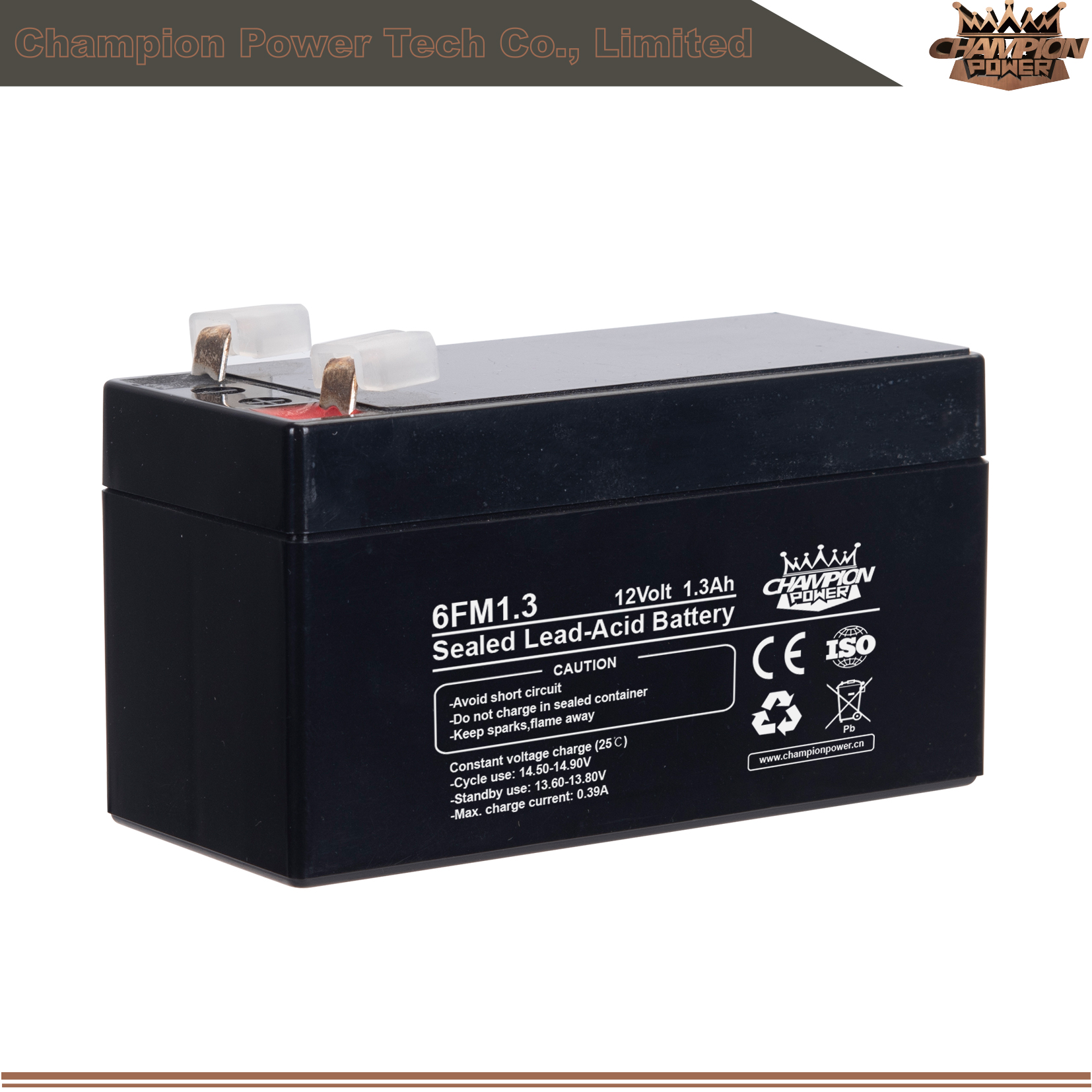 6fm1.3 12V1.3AH Batería AGM