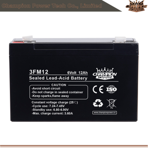 3FM12 6V12AH AGM Batería