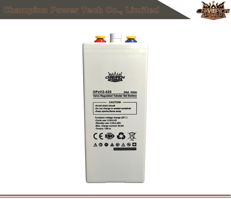 OPZV2-420 2V420AH Batería OPZV