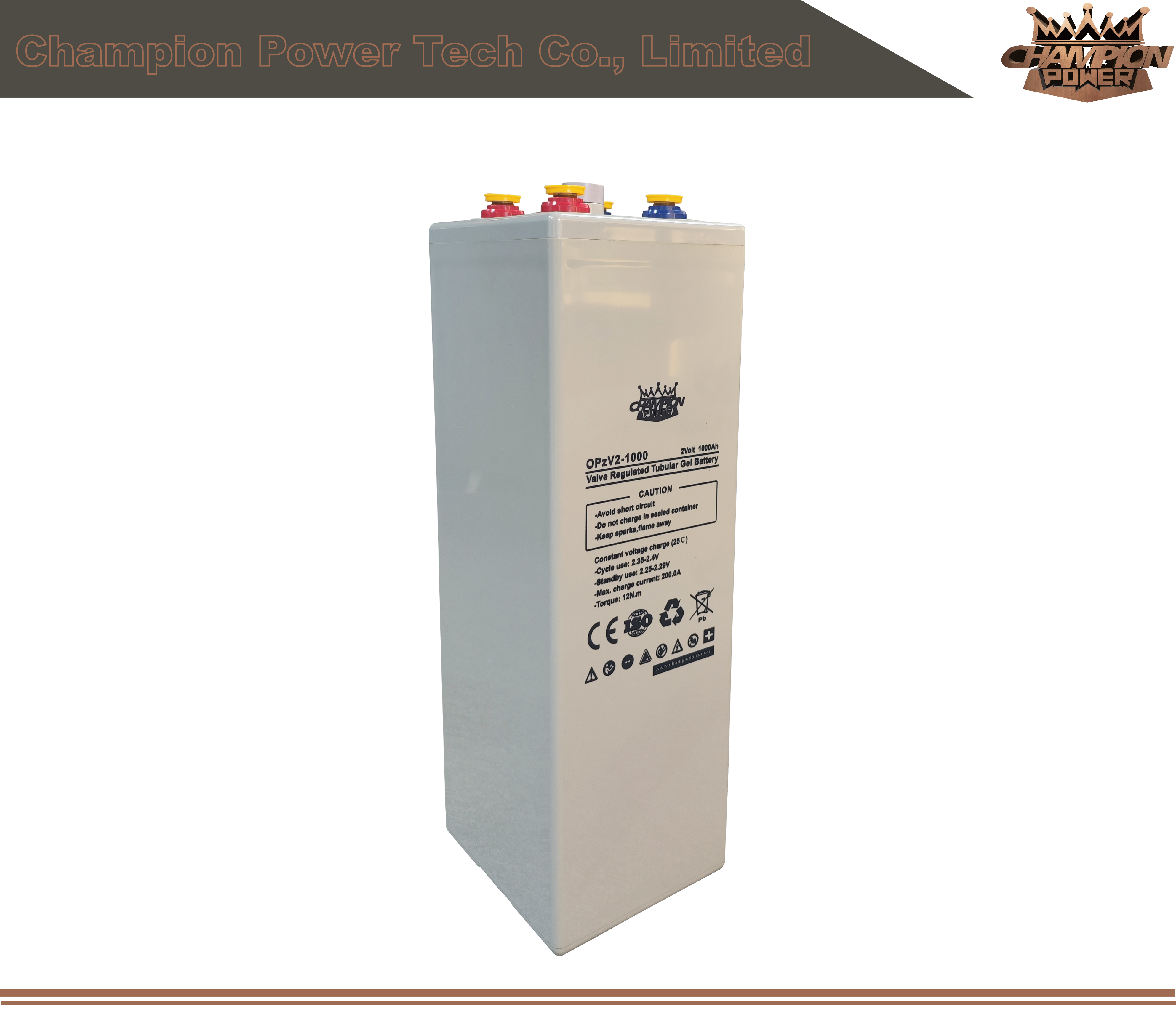 OPZV2-1000 2V1000AH BATERÍA OPZV