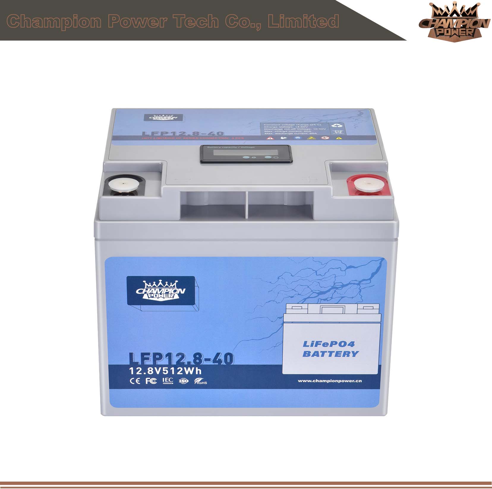 LFP12.8-40 12V40AH LIFEPO4 BATERÍA